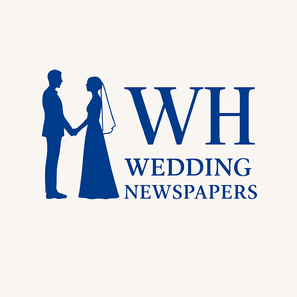 W H Wedding Newspapers